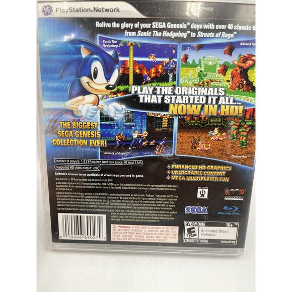 Sonic's Ultimate Genesis Collection PS3 Complete In Box - Picture 3 of 11